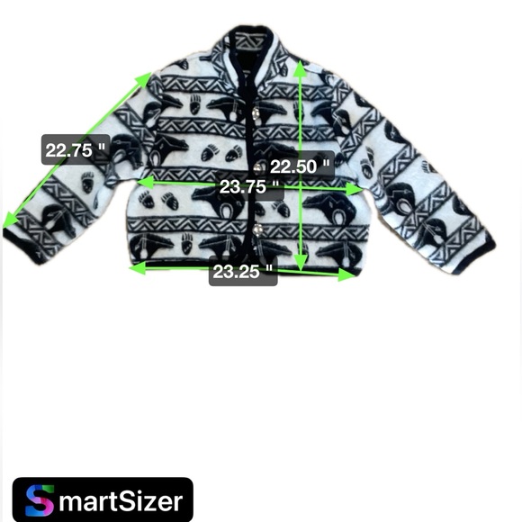 JOYCE ONARHEIM BOE Legacy Collection “Bear” Wool Tribal Pattern Blanket Jacket! - Picture 10 of 12